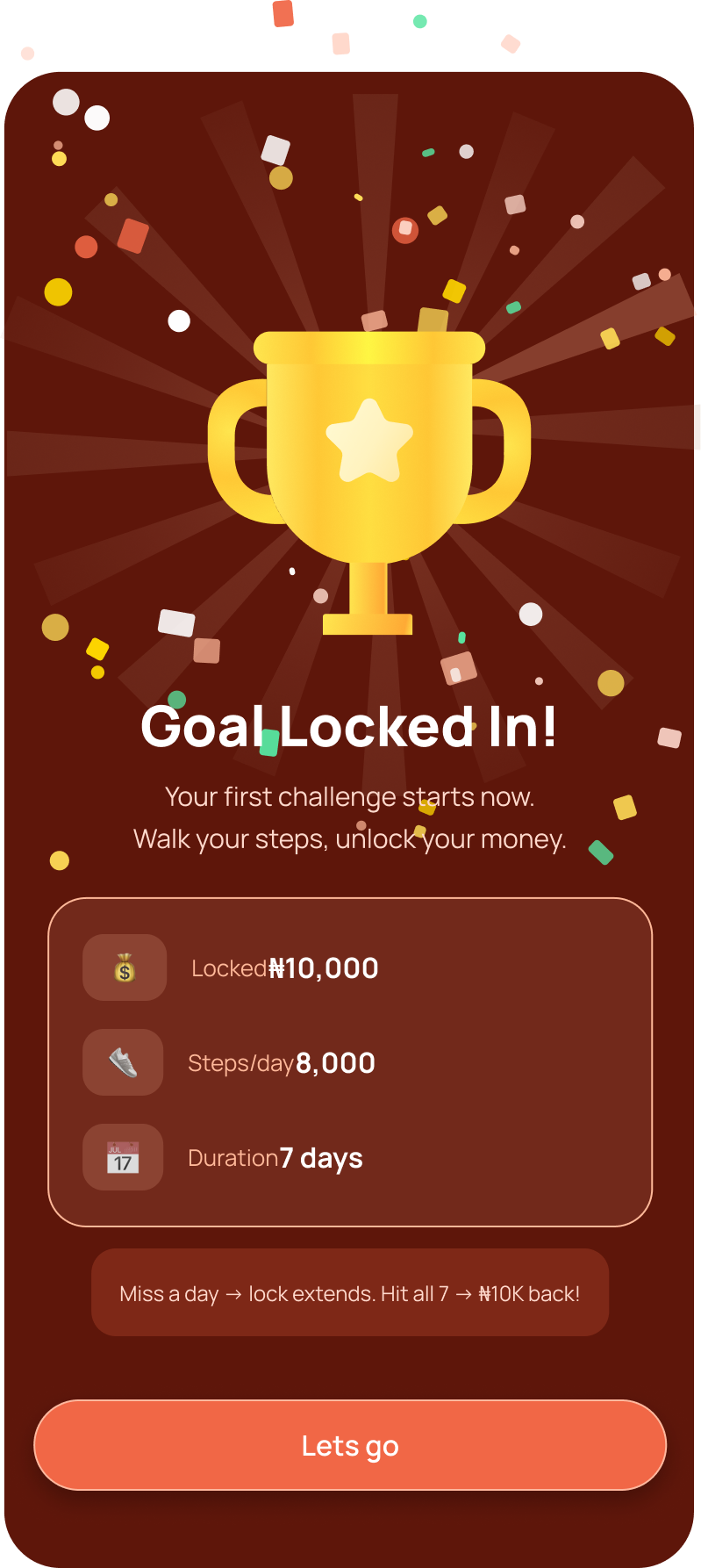 Goal Locked In